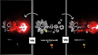 Trending Smoke Effect Name Video Editing In Vn App | Name Art Video Editing | Vn Video Editor