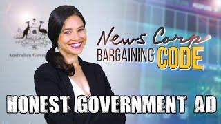 Honest Government Ad | News Media Bargaining Code