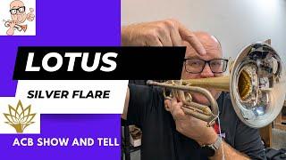 We finally have a Lotus trumpet in stock and available for sale!  Check out the Silver Flare!