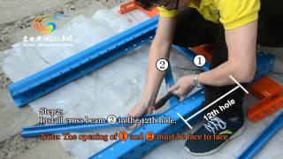 Aceally Pallet rack installation Video