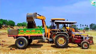 JCB 3dx machine vs Eicher 485 Tractor videos | Tektor | JCB Tractor videos| Tractor tochan