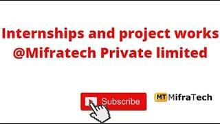 Internship and project works @Mifratech eLearning-Shield technologies