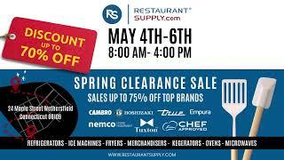 Wethersfield Connecticut May 2023 Restaurant Equipment Sales Event