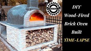 The Best Pizza Oven Video on YouTube Time Lapse / Start to Finish/ How to build a brick oven? Pompei