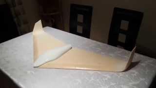 Rc delta wing hot wire foam cutting