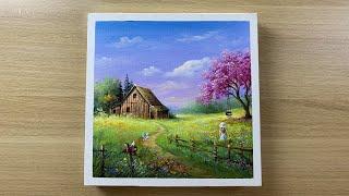 A little house on the prairie Painting