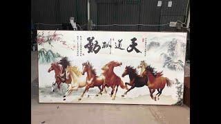 Tranh Mã Đáo Thành Công TT31 Canvas
