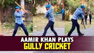 Aamir Khan plays CRICKET with Locals  | Dehradun