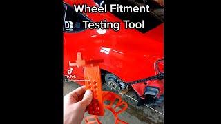 3d Printed Wheel Fitment Measuring Tool