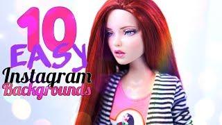 DIY - How to Make: 10 EASY Instagram Backgrounds for Doll Photography