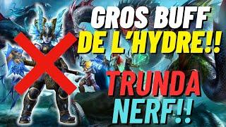 L'HYDRE BUFFER A FOND, NERF TRUNDA, WIXWELL ET TOUTES LES AUTRES TEAMS!!! [RAID SHADOW LEGENDS]