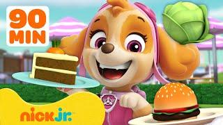 PAW Patrol Yummy Food Adventures & Rescues! #2  w/ Skye | 90 Minutes | Nick Jr.