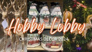 NEW HOBBY LOBBY CHRISTMAS DECOR 2024! CHRISTMAS DECOR + DECORATING IDEAS! HOBBY LOBBY SHOP WITH ME