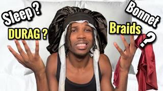 How to Sleep With Long Braids For Men