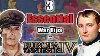 3 ESSENTIAL Tips for War in EU4