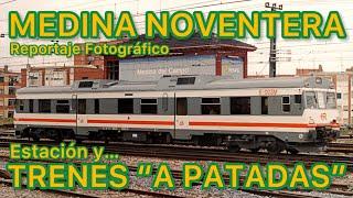 Reportaje de LOCOMOTORAS de RENFE en Medina del Campo FERROCARRIL Español R01