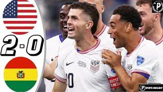 USA vs BOLIVIA 2-0 || All goals & highlight