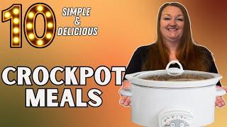 10 Amazing CROCKPOT MEALS That Will Make Your Life Easier!