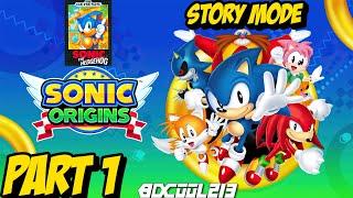 SONIC ORIGINS STORY MODE PLAYTHROUGH | Part 1 (Sonic the Hedgehog)