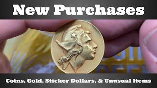 New Purchases - Slabbed Coins, Gold, Sticker Dollars, & Unusual Items