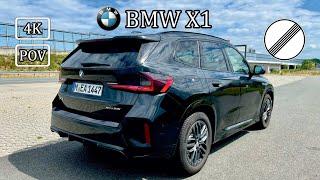 BMW X1 Xdrive23I U11 2023 on German autobahn (highway) Driving video