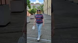 Футболка спицами. Что получается если удалить желтый цвет и добавить люрекс #shorts