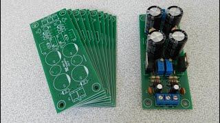 Linear Power Supply Circuit [LM317, LM337, Adjustable & Low Noise]