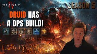 DRUID FINALLY HAS A DPS BUILD in Season 5 Diablo 4