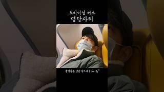 #프리미엄버스 명당자리와 피해야하는 자리! #국내여행 #신혼부부 #여행