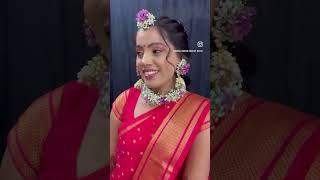 #maharastrianbride #malkapur #my beautiful bride @DivyamakeupStudioMalkapur #malkapurmakeover