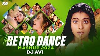 90's Special | The Retro Dance Mashup 2024 | Dj Avi | Evergreen Bollywood Dance Mashup