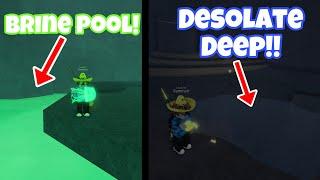 NEW FISCH UPDATE!! NEW DESOLATE DEEP AND BRINE POOL AREA!! (Roblox)