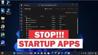 Boost Performance: How to Stop Startup Apps in Windows 11