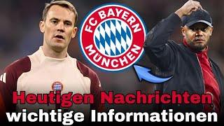 Bombe Nachrichten: überraschende Entscheidung! Nachrichten Vom FC Bayern München