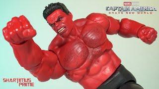 Marvel Legends Red Hulk Captain America Brave New World Movie Deluxe Marvel Studios Figure Review