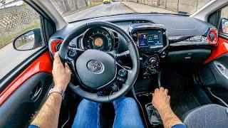 2021Toyota Aygo (1.0 VVT-I 72HP) | 0-100 | POV Test Drive #749 Joe Black