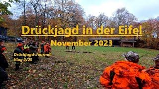 Drückjagd in der Eifel, November 2023 - Drückjagd-Journal / Vlog, Folge 02/23