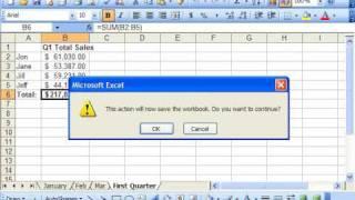 Excel 2003 Tutorial Sharing Workbooks Microsoft Training Lesson 17.1