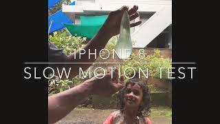 iPhone 8 slow motion water balloon test