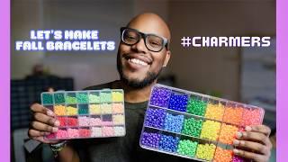 LET'S MAKE BEADED BRACELETS TOGETHER!! (DIY Bicone Crystal & PONY BEAD BRACELETS) | Charms By Prince