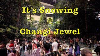 Christmas at Changi Jewel #singapore #christmas #walkingtour #waterfall #jewel #snowfall #vortex