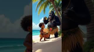 Tropical Beats: Baby Drummer & Hula Gorilla Party! 