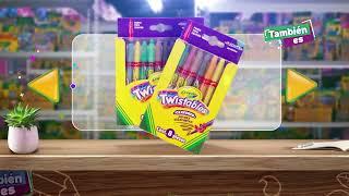 Lápices de Color y Crayones Twistables