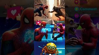 Spiderman Wolf Transformation Coffin Dance ️ Tiles Hop #coffindance #shorts #tileshop