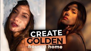 EASY: Fake Golden Hour INDOOR for Stunning Portrait Photography