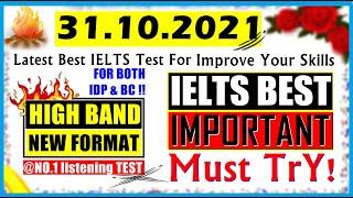 IELTS LISTENING PRACTICE TEST 2021 WITH ANSWERS | 31.10.2021