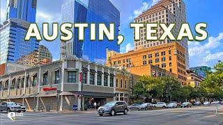 Austin, Texas   4K Walking Tour of Texas Capital City's Downtown