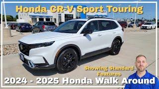 2024 - 2025 Honda CR-V Sport Touring Hybrid Standard Features Walkaround