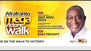 Greater Accra Mega Victory Walk. PTC Building, Kwame Nkrumah Circle! Let’s walk our way to victory!