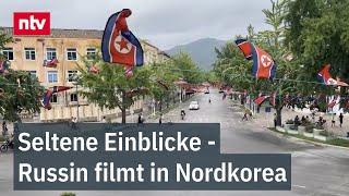 Streng überwachte Touristenreise: Seltene Einblicke - Russin filmt heimlich in Nordkorea | ntv